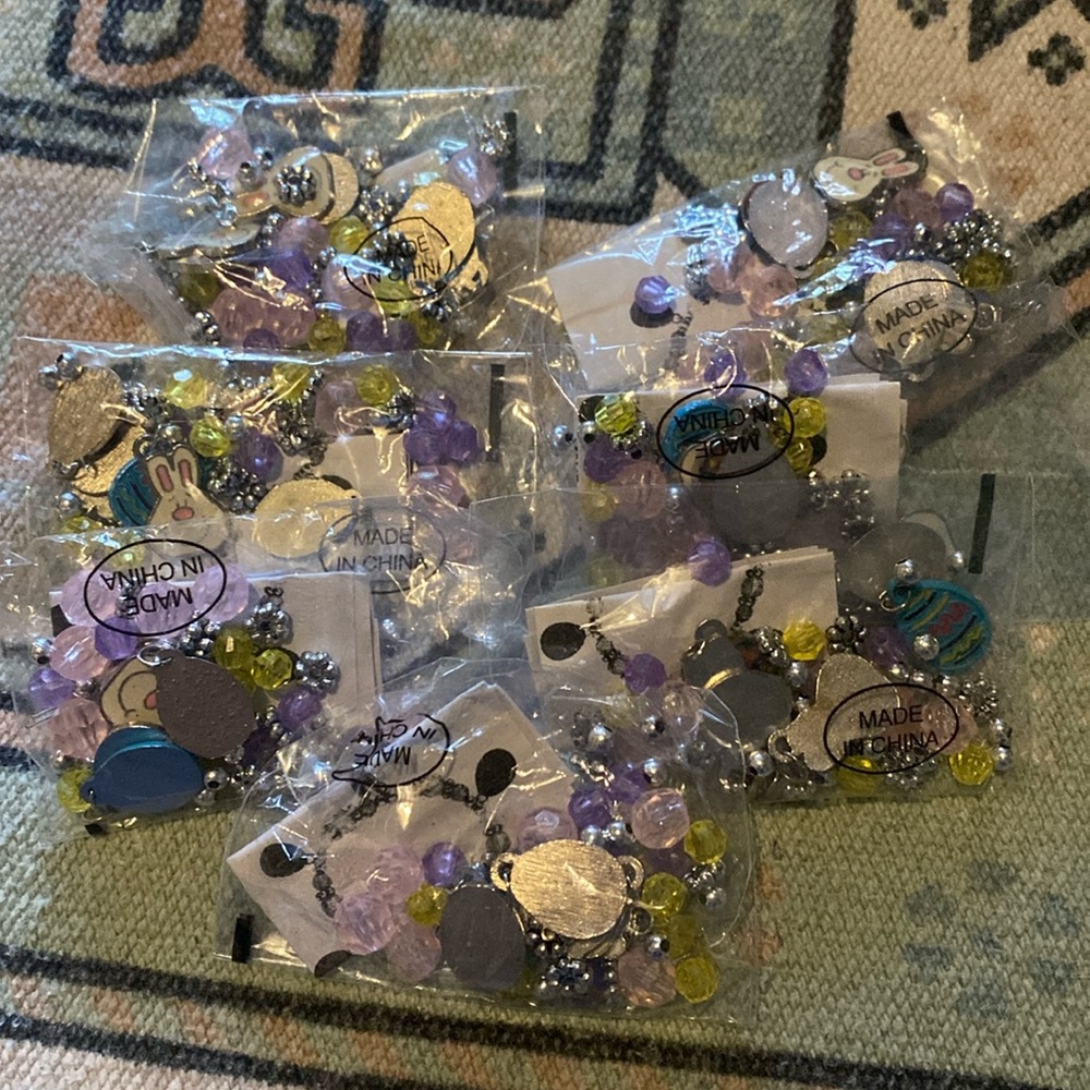Easter charm bracelet craft kit bundle